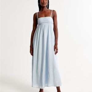 Abercrombie and Fitch crinkle textured maxi dress, size Small